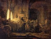 The Parable of The Labourers in the vineyard Rembrandt